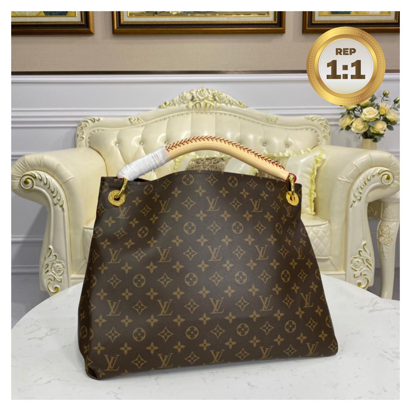 [REP 1:1] Louis Vuitton Artsy MM Monogram Canvas For Women 16.1in/41cm